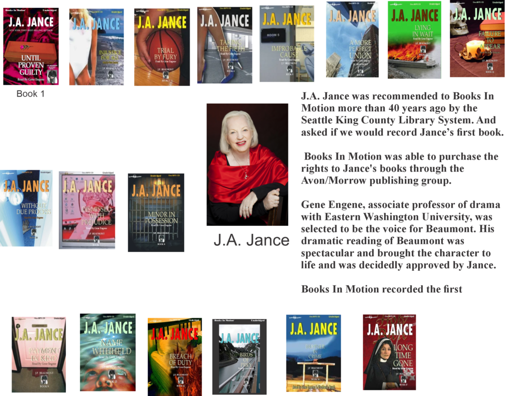 Written by J. A. Jance Read by Gene Engene